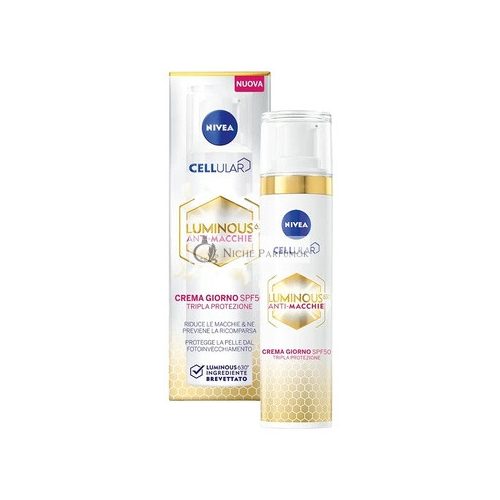 Nivea Cellular Luminous 630 Anti Dark Spots Arckrém SPF50, 40ml