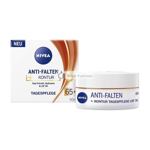 Nivea Anti-Aging Kontúr Nappali Krém 65+ 50ml