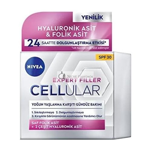 NIVEA Cellular Expert Filler Magas Hatékonyságú Anti-Aging Nappali Krém, 50ml