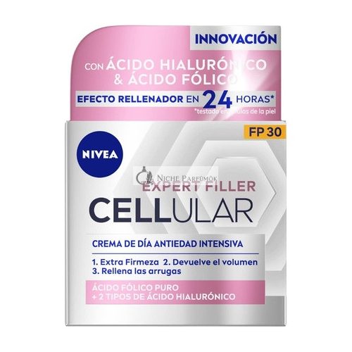 CELLULAR FILLER Hyaluronsav & Folsav Nappali Krém SPF30, 50ml