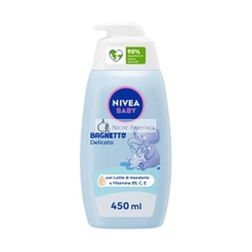 Nivea Baba Finom Fürdő 450ml - Gyengéd és Hidratáló Baba Mosószer