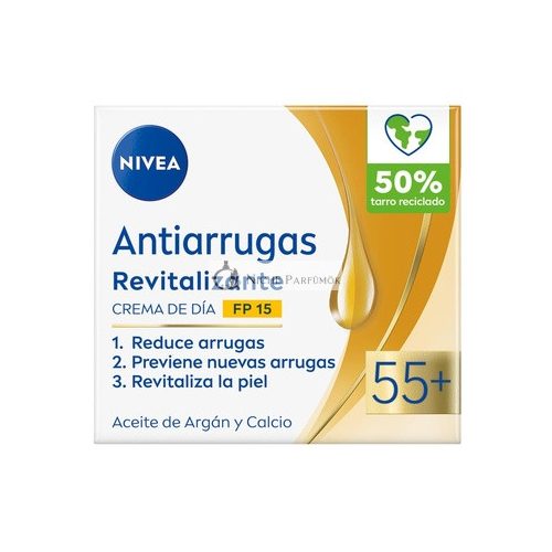 NIVEA Revitalisierende Anti-Falten Tagescreme 55+ SPF 15, 50ml