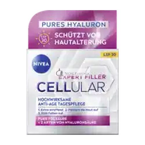 Nivea Cellular Expert Filler Magas Hatékonyságú Ránctalanító Nappali Krém Spf30, 500 ml