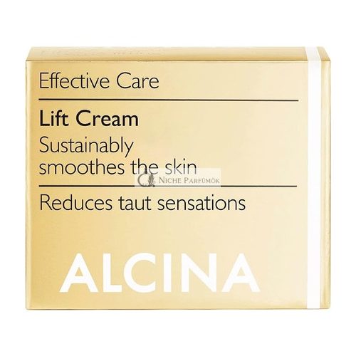 Alcina E Lifting Creme Gesichtscreme mit Hyaluronsäure für glatte Haut - 2er Pack 50ml (insgesamt 100ml)