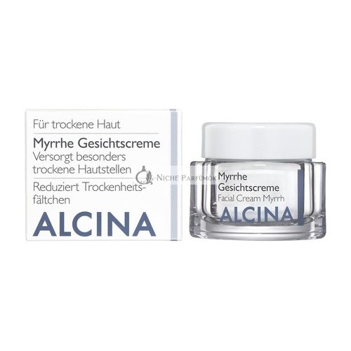 ALCINA Myrrhe Gesichtscreme 50ml - Befeuchtet Besonders Trockene Hautbereiche