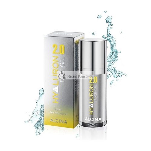 ALCINA Hyaluron 2.0 Arc Gél Hidratáló Hyaluronsavval, 30 ml