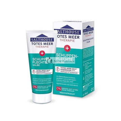 SALTHOUSE Totes Meer Therapie Salbe gegen Schuppenflechte, 75ml