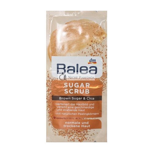 Balea Zuckerpeeling Brauner Zucker & Chia