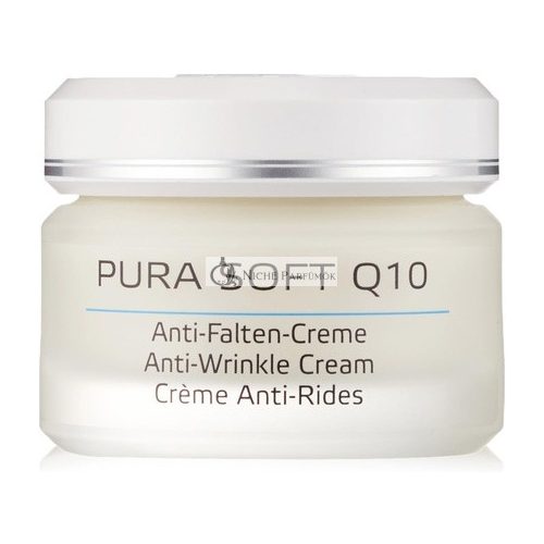 Annemarie Borlind Pura Soft Q10 Anti-Aging-Creme 50ml - Bietet 24-Stunden-Pflege, Feuchtigkeit und intensive Schutz - Verhindert vorzeitige Hautalterung