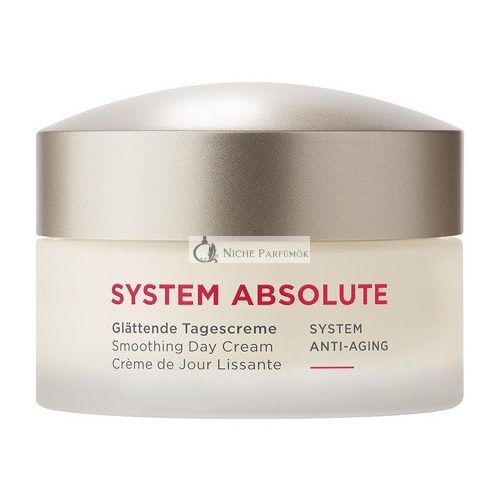 Annemarie Borlind System Absolute Glättende Tagescreme - Aktiviert die Kollagen- und Elastinproduktion - Ideale Make-up-Basis mit cremig-reicher Textur, 50ml