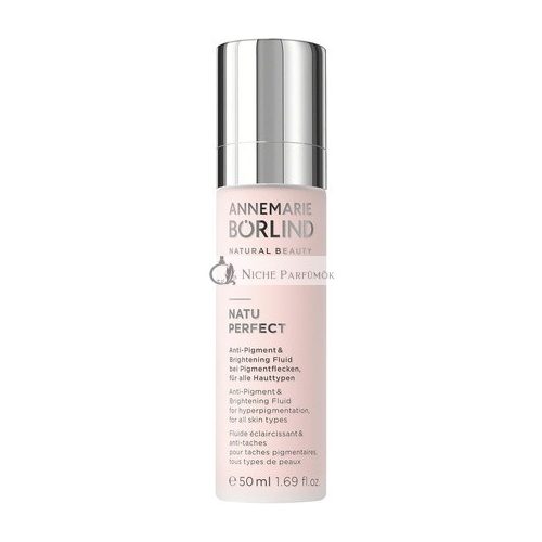 Annemarie Borlind NatuPerfect Anti-Pigmentáló és Ragyogást Fokozó Fluid 50ml - Egységes és Ragyogó Bőrért - Vegán