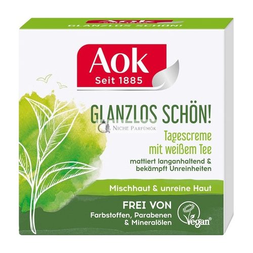 Aok Mattierende Tagespflege mit Weißem Tee, 50ml