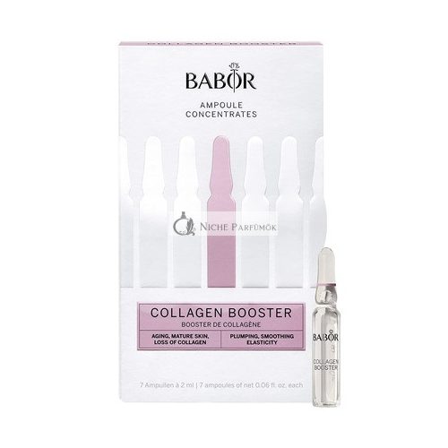 BABOR Kollagén Booster Anti-Aging Szérum Ampullák az Arcra Tripeptiddel az Elasticitásért és Simaságért, 7x2ml