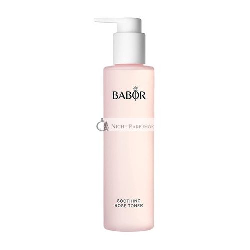 BABOR CLEANSING Rosen Tonisierende Essenz für Alle Hauttypen, 200 ml Vegane Formel