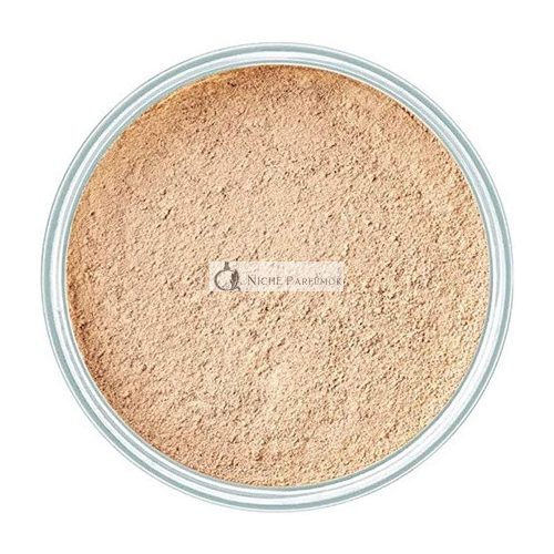 ARTDECO Mineralpuder Foundation Schutzloses Puder in Kompakter Form für ein Glattes, Weiches Mattes Finish, 15g - Hellbeige