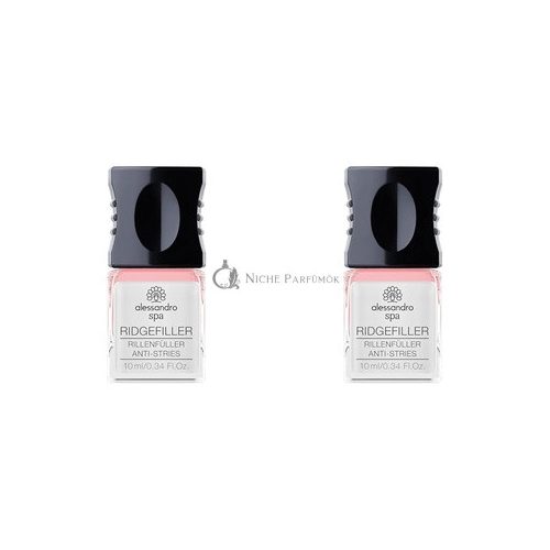 alessandro Spa Ridge Filler Multifunktionaler Nagellack zum Glätten von Unebenheiten/Nährendes Lack in Naturrosa 10ml