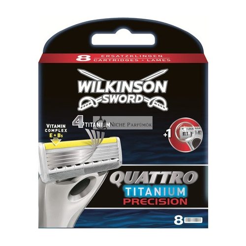 Wilkinson Sword Quattro Titanium Präzisionsrasierklingen