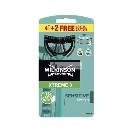 Wilkinson Sword Xtreme 3 Sensitive Eldobható Borotva