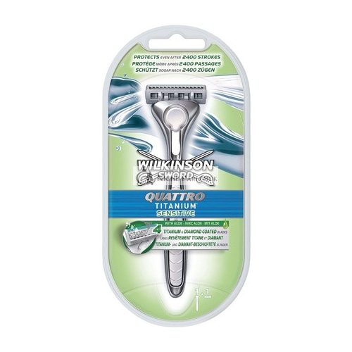 Wilkinson Sword Quattro Titanium Sensitive Borotva