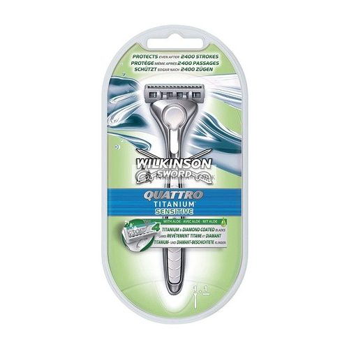 Wilkinson Sword Quattro Titanium Sensitive Rasierer