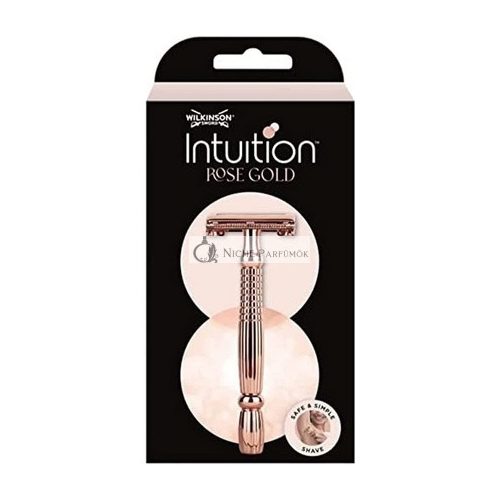 Intuition Rose Gold Sicherheitsrasierer mit 10 Klingen