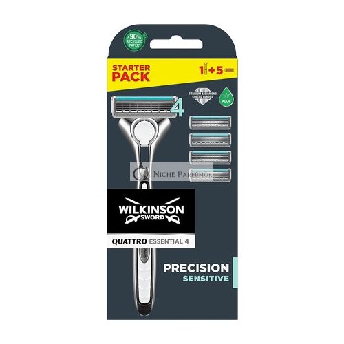 Wilkinson Sword Quattro Titanium Sensitive 4 Borotvapenge