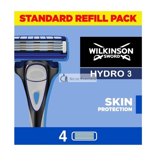 Wilkinson Sword Hydro 3 Hautschutz Für Männer Regelmäßige Rasierklingen Nachfüllungen 4 Stück