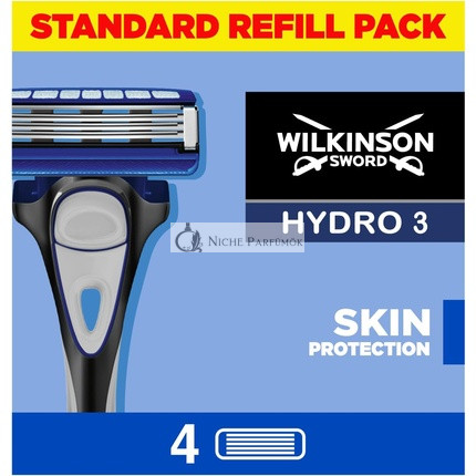 Wilkinson Sword Hydro 3 Hautschutz Für Männer Regelmäßige Rasierklingen Nachfüllungen 4 Stück