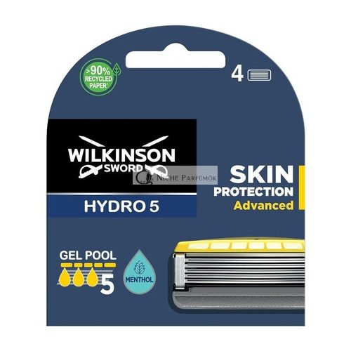 Wilkinson Sword Hydro 5 Bőrbarát Fejlett Borotvapengék - 4 db