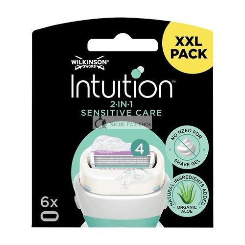 Wilkinson Sword Intuition Sensitive Care Női Borotvapengék 6 db