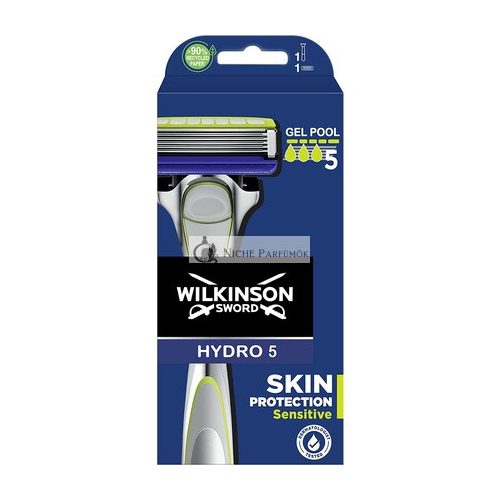 Wilkinson Sword Hydro 5 bőrbarát férfi borotva fogantyú 1 penge utántöltővel