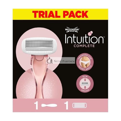 Wilkinson Sword Intuition Komplett für Frauen Glatte Rasur Rasiergriff + 1 Klingen-Nachfüllung