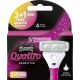 Wilkinson Sword Quattro Für Frauen Sensitive Rasierklingen 4 Stück