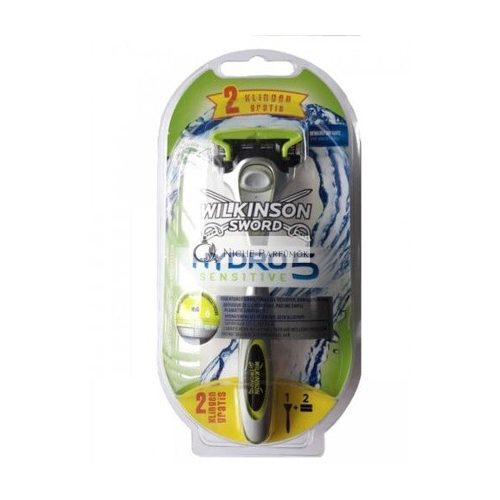 Wilkinson Sword Hydro 5 Sensitive Borotva, 3 penge, fogantyúval