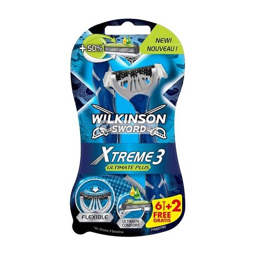 Wilkinson Sword Xtreme 3 Ultimate Plus Eldobható Borotva