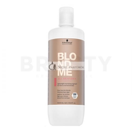 Schwarzkopf Professional BlondMe All Blondes Light Shampoo tápláló sampon szőke hajra 1000 ml