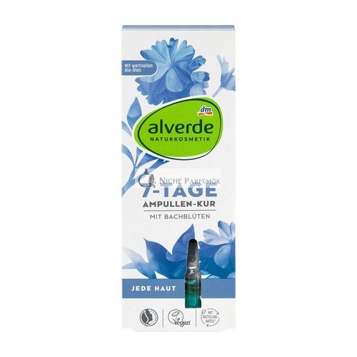 Alverde Naturkosmetik Bőrápoló Ampulla Kezelés, 7ml