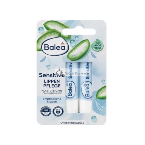 Balea Lippenbalsam für empfindliche Lippen - 2 X 48g