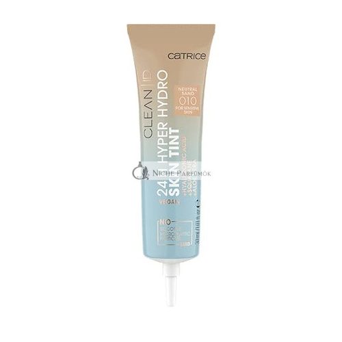 Catrice Clean ID 24H Hyper Hydro Skin Tint Makeup Foundation, 30ml, 010 Neutral Sand