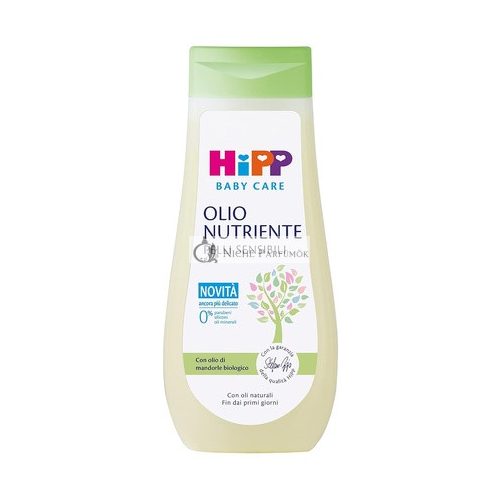 HiPP Baby Care Öl für Kinder, Nährt und schützt die Haut tiefgehend, für trockene und empfindliche Haut, mit 100% natürlichen Ölen, 200ml