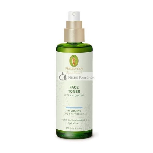 PRIMAVERA Ultra Hydratisierendes Gesichtswasser 100ml - Naturkosmetik für normale bis trockene Haut - Vegan