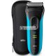 Braun Series 3 ProSkin 3045s Folienrasierer Trimmer Schwarz, Blau