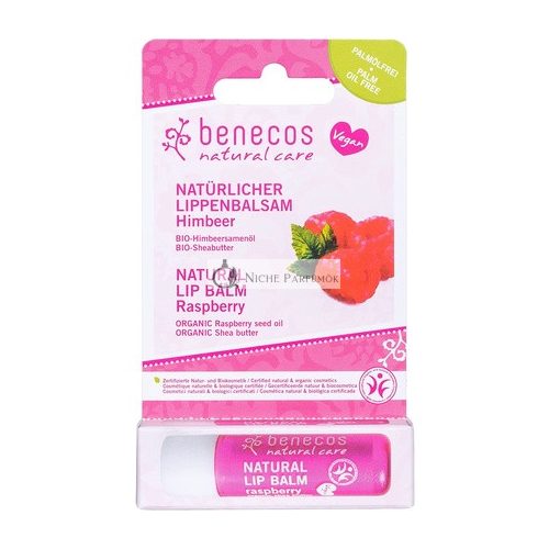 Benecos Himbeer Veganer Lippenbalsam