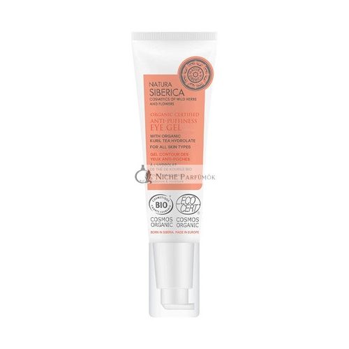 Natura Siberica Bio-zertifiziertes Anti-Puffiness Augen-Gel, 30ml