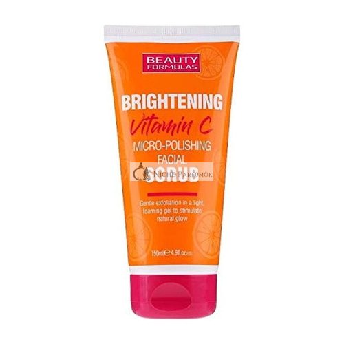 Beauty Formulas C-vitaminos Arctisztító Radír, 150ml