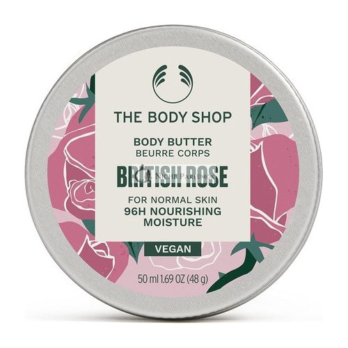 The Body Shop Britische Rose Körperbutter, 50ml