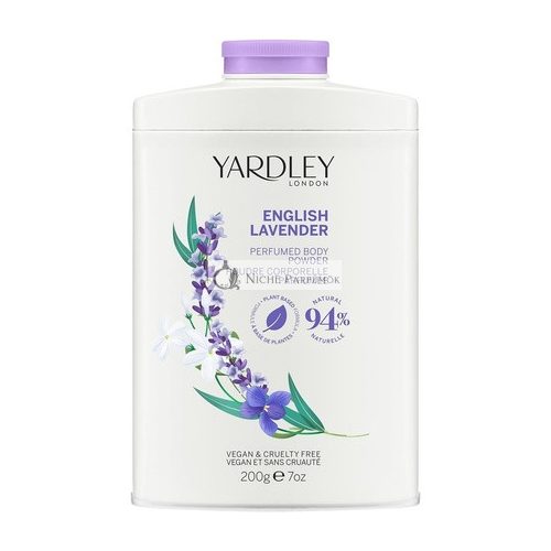 Yardley London Angol Levendula Parfümpor 200g