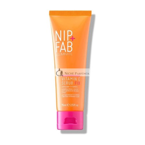 Nip + Fab Vitamin C Fix Peeling für das Gesicht mit Kokosöl und Kaffeebohnen, 75ml