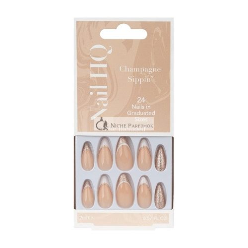 Nail HQ Champagne Sippin' Mandel-Nägel Creme, 1g