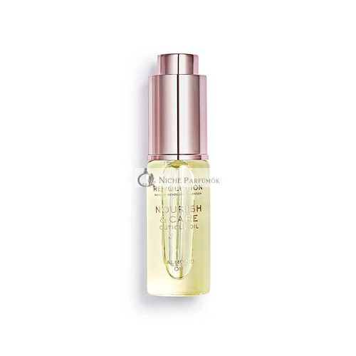 Makeup Revolution Nourish & Care Körömápoló Olaj Mandulaolajjal és E-vitaminnal, 15ml